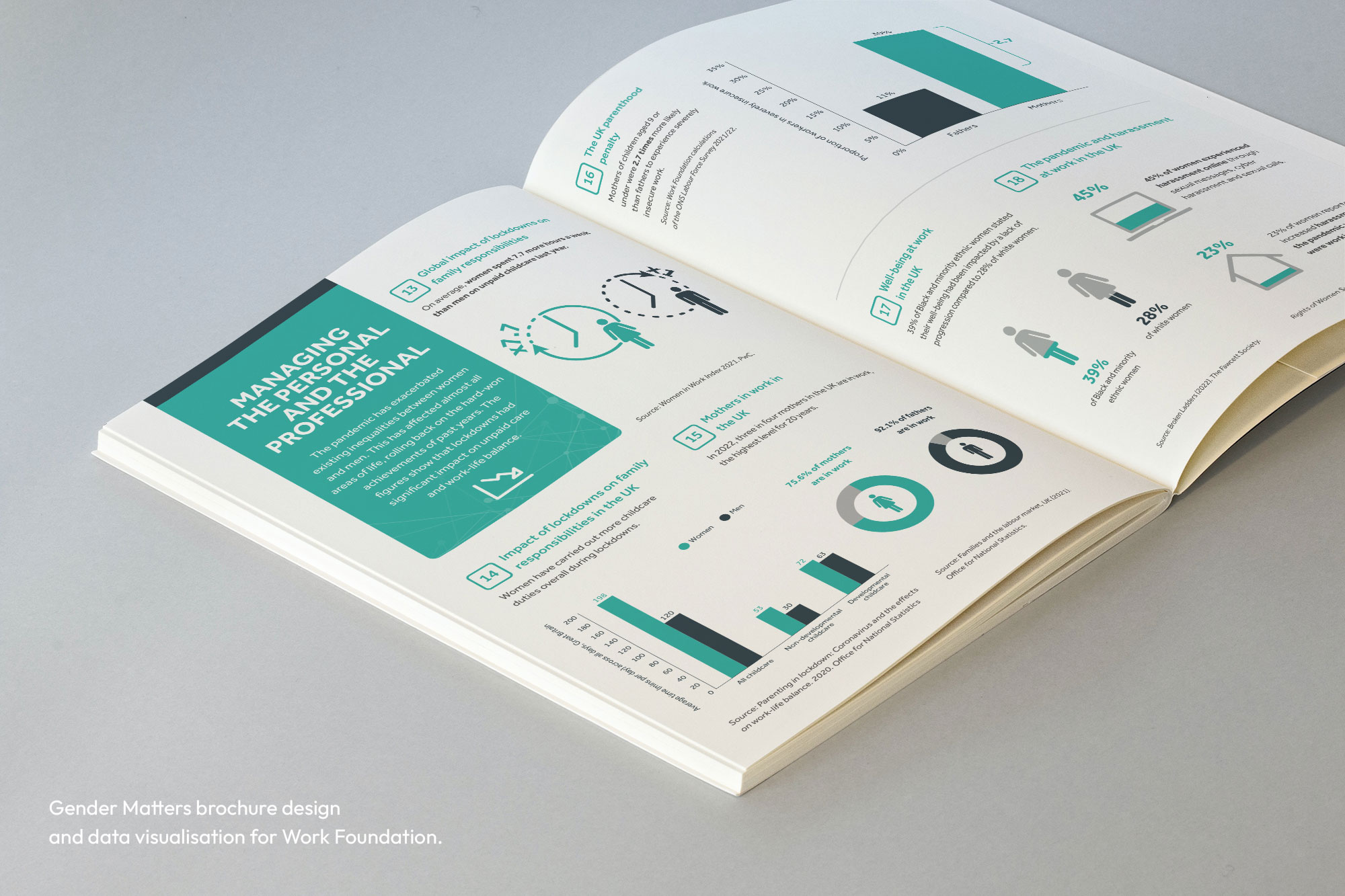 Brochure Design and data visualisation